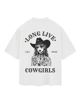 WHITE COWGIRL TEE