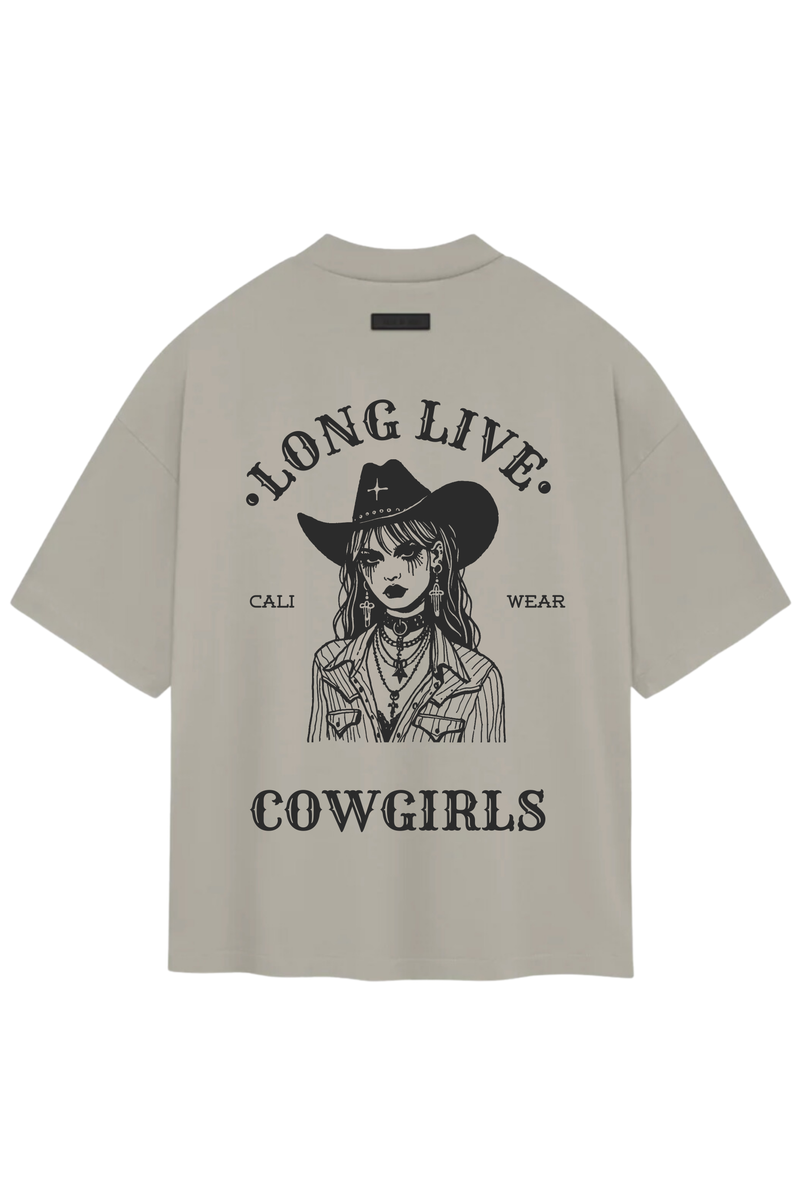 TAN COWGIRL TEE